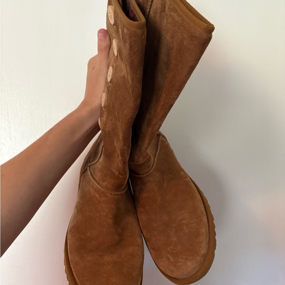 UGG Chestnut Suede Winter Boots